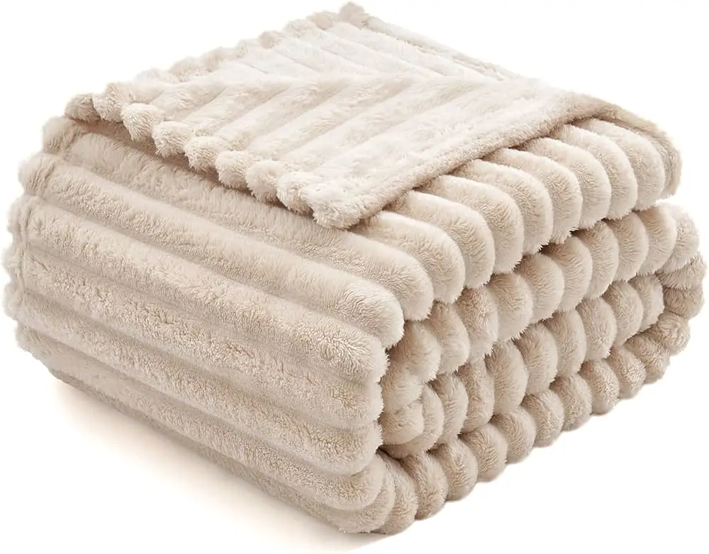 Manta Polar Suave Beige