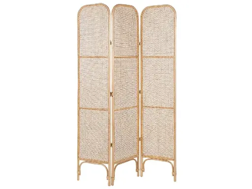 [PAN-BIO-RAT-0001] Panel decorativo tipo biombo (ratán y madera)