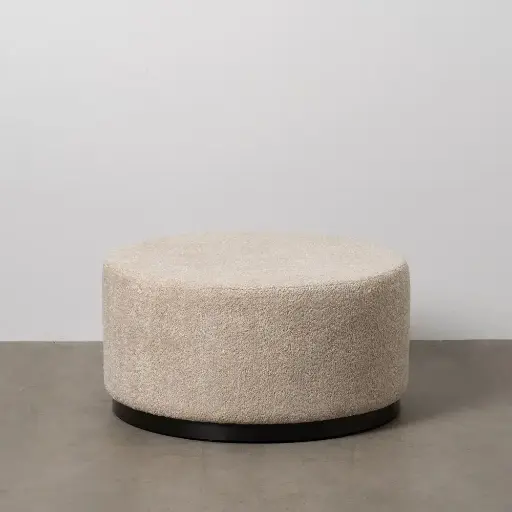 [PUF-RED-TER-0001]  Puff redondo de terciopelo